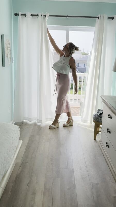 Linen by the open window
